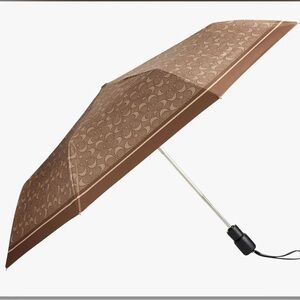 Coach Brown Signature Umbrella